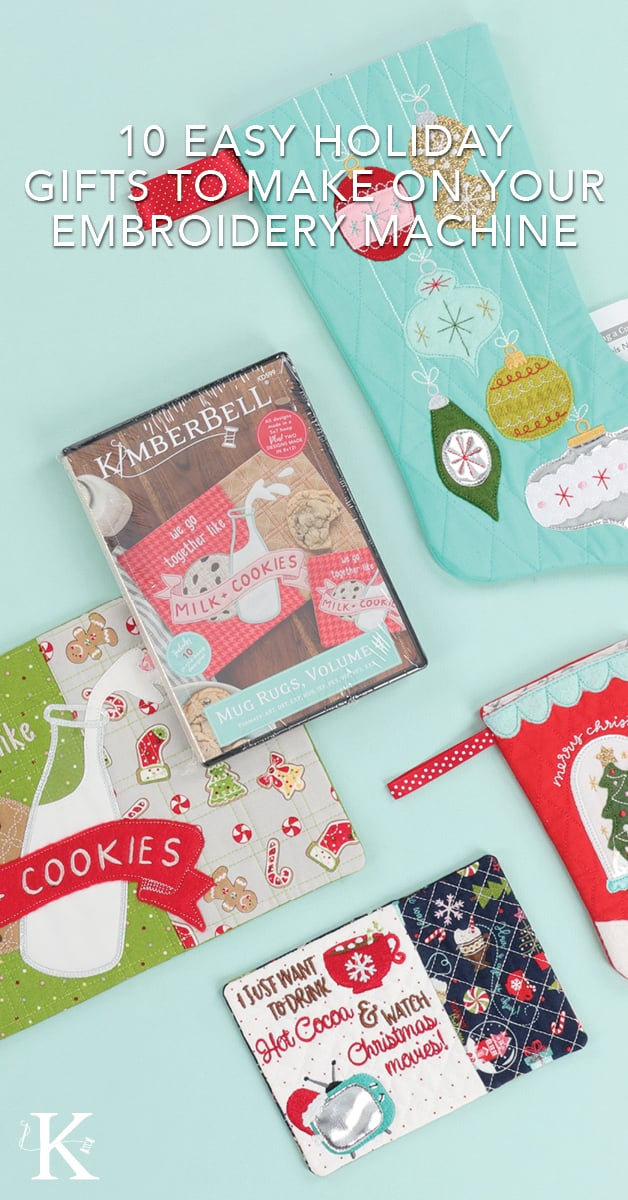 10 Easy Holiday Gifts to Make on Your Embroidery Machine