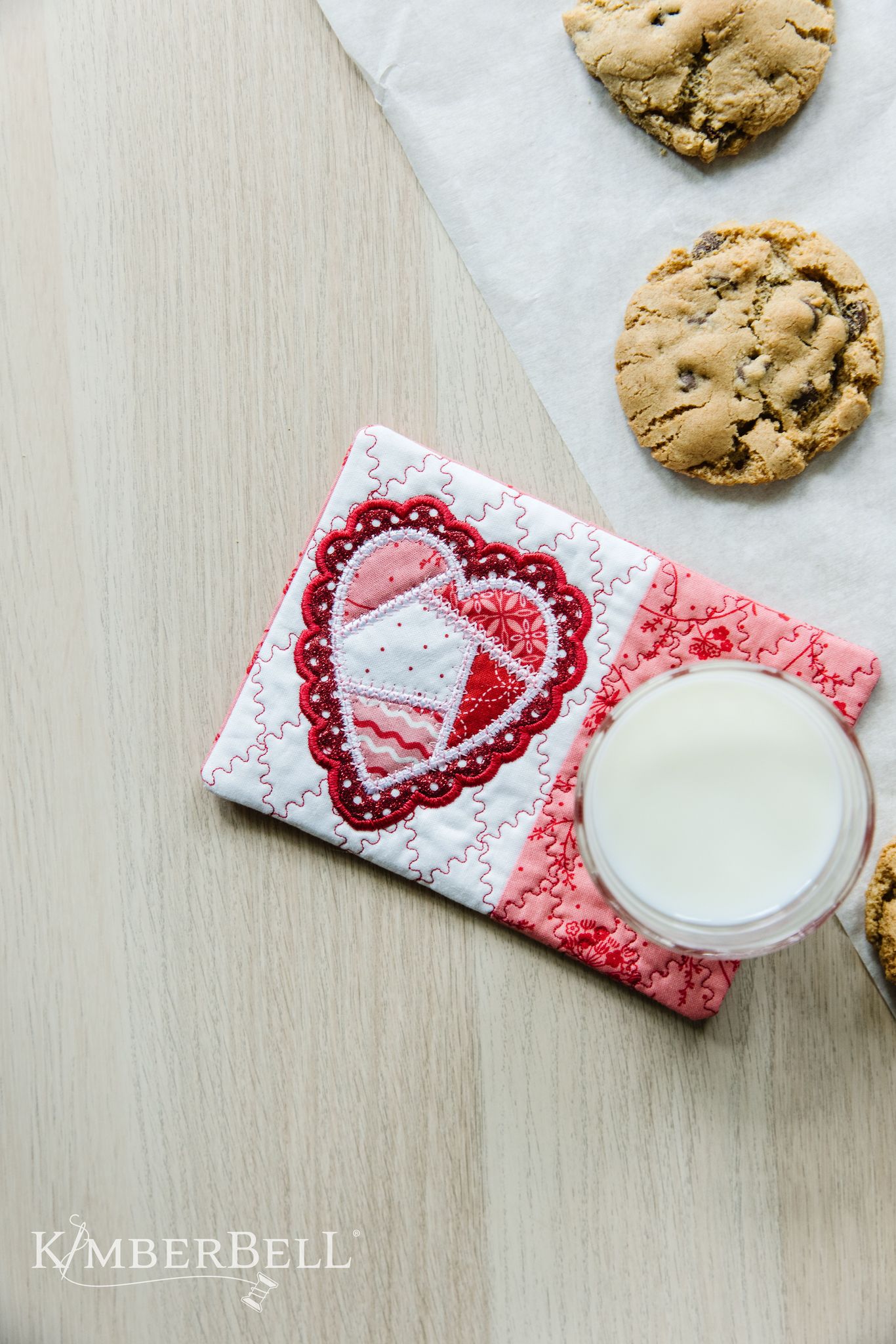 Heart Mug Rug