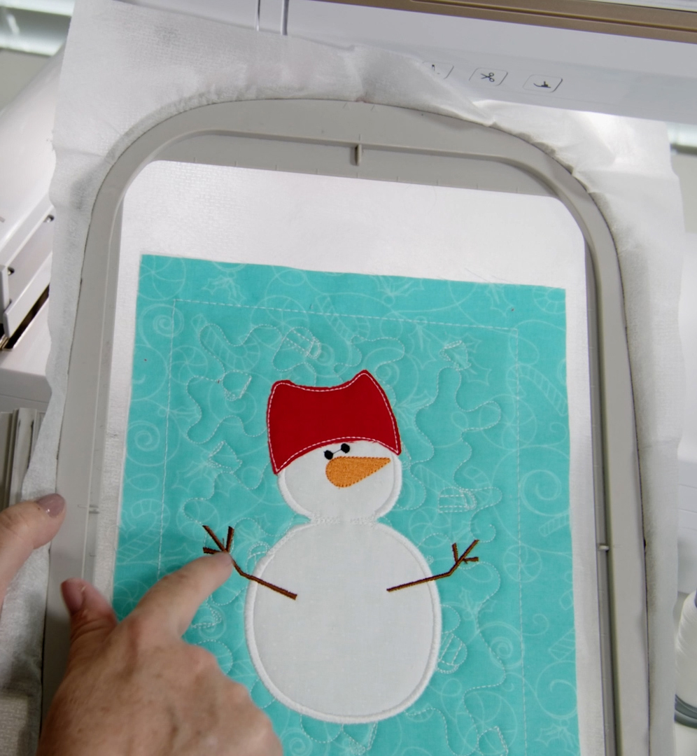 HoopedSnowman