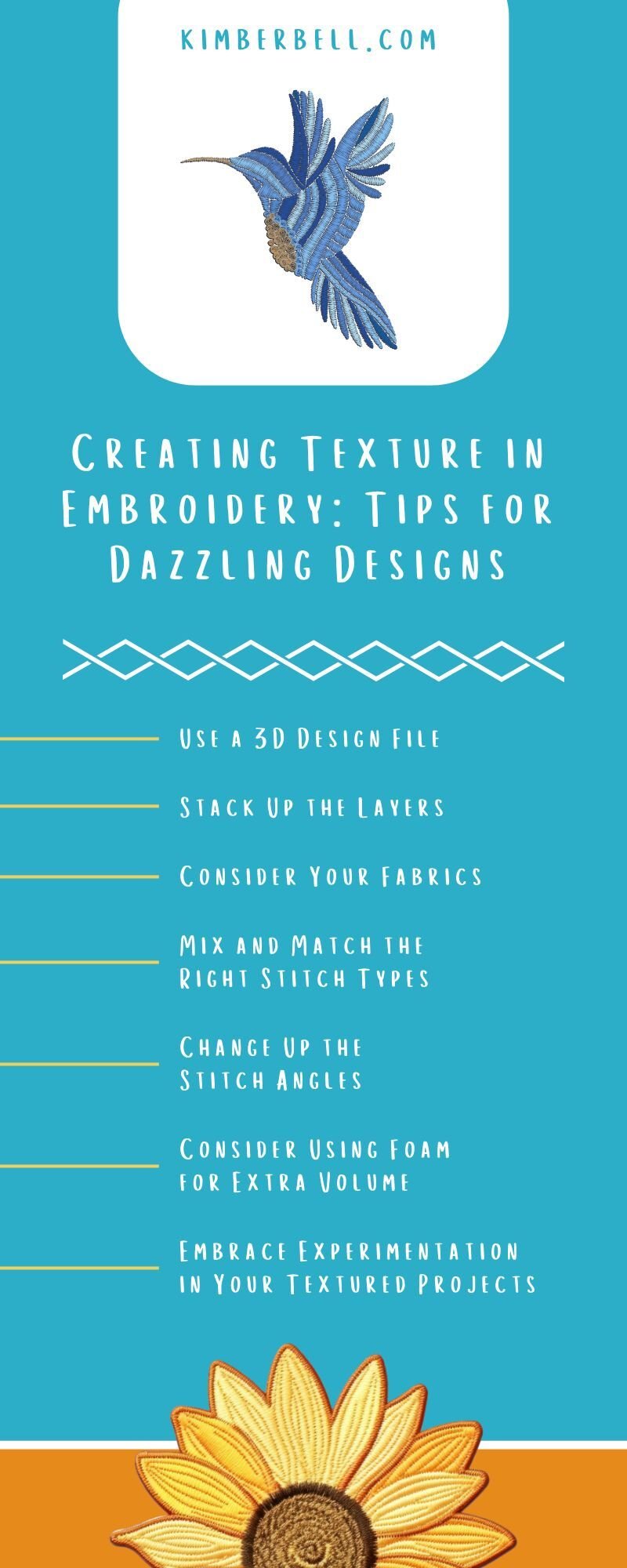 Creating Texture in Embroidery: Tips for Dazzling Designs
