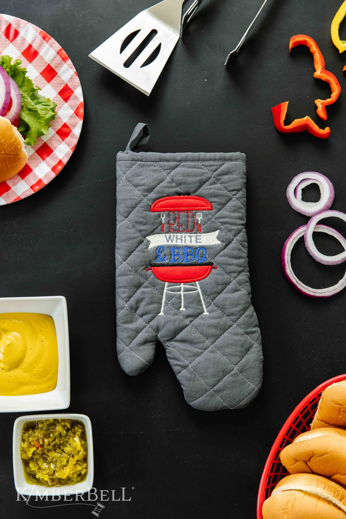 RW&BBQ Oven Mitt