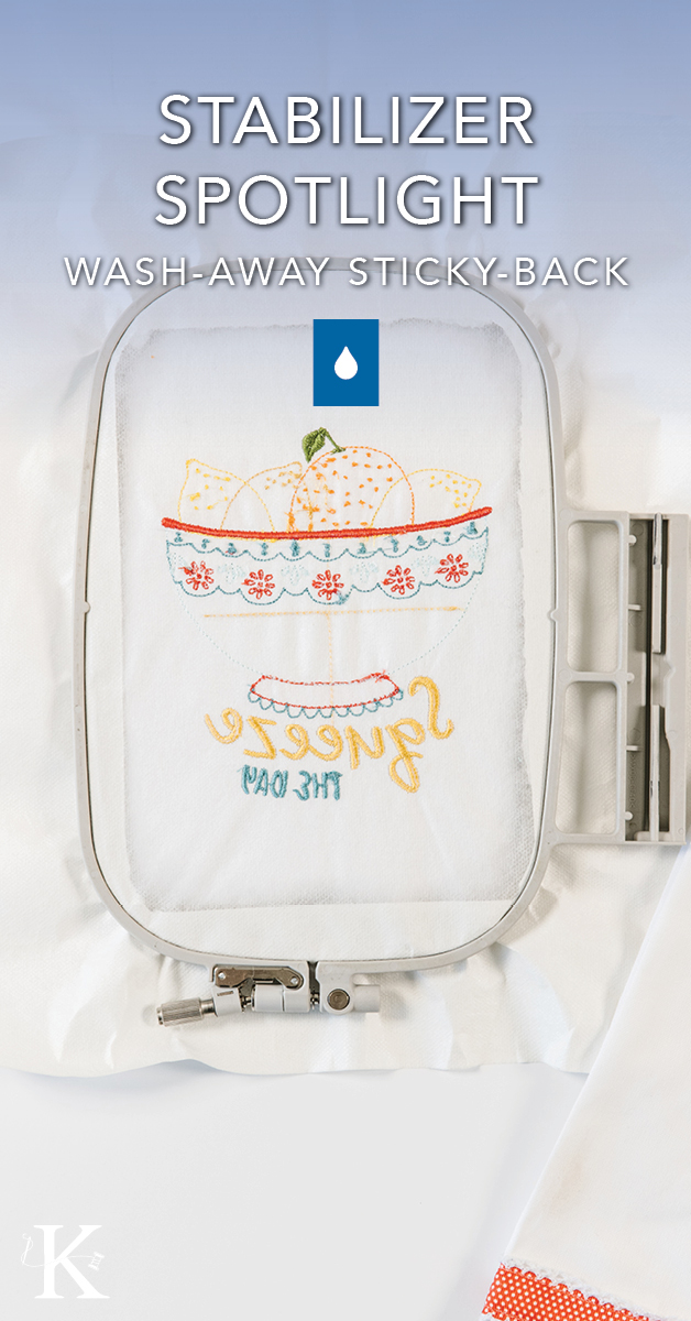 Wash-Away Sticky-Back